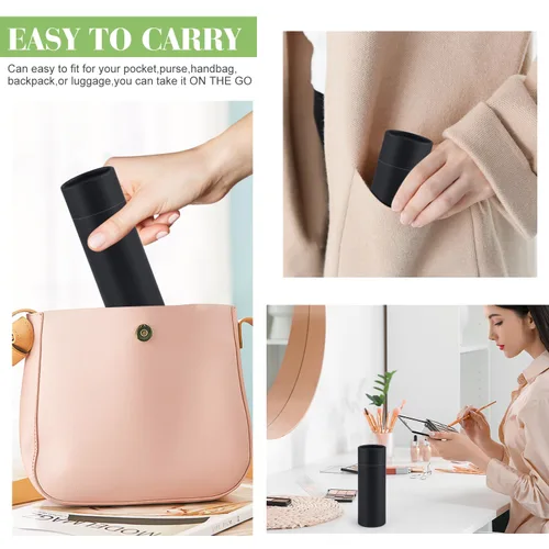 Miniatura 3 de Furnido 10 recipientes de desodorante de cartón de 2 onzas, estilo push-up, relleno superior, tubos de cartón Kraft vacíos para bálsamo labial