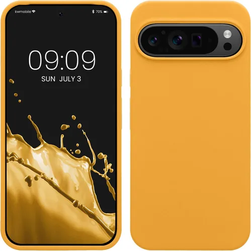 Miniatura 42 de kwmobile Funda Compatible con Google Pixel 6 Pro - Funda de Teléfono de Silicona TPU con Acabado Suave - Azul Caribe