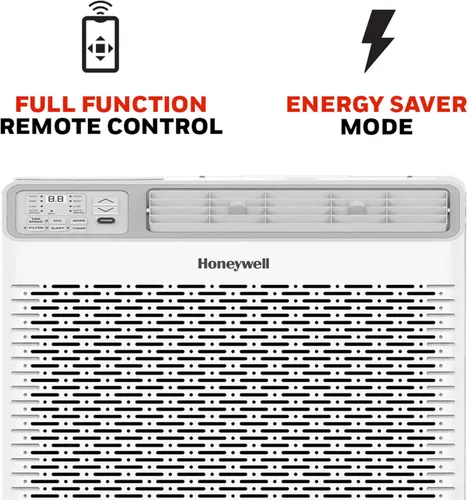 Miniatura 4 de Honeywell Aire acondicionado digital para ventana de 14,000 BTU, control remoto, pantalla LED, 4 modos, ecológico, cobertura de 800 pies cuadrados