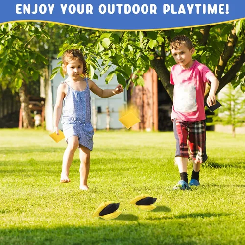 Miniatura 4 de Sotiff 24 bolsas de frijoles de nailon para niños, lanzar deportes divertidos al aire libre, juegos familiares para carnaval, juguete patriótico