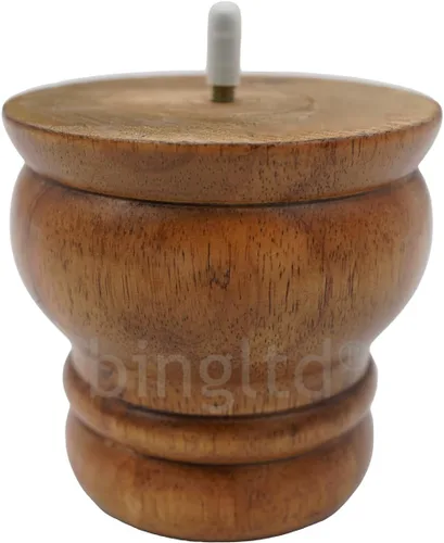 BingLTD - Patas de sofá de madera dura con perfil de nogal de 4 1/2 pulgadas - Juego de 4 (P687-163)