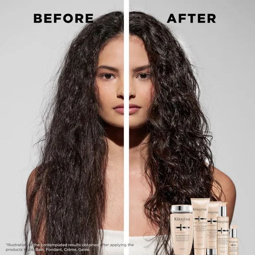 Miniatura 8 de Kerastase Curl Manifesto Beurre Haute Nutrition Mascarilla para el cabello Fortalece y previene la rotura Añade suavidad y brillo Para todos