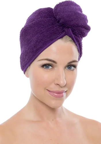 Miniatura 12 de Mujer viscosa de bambú – toalla de pelo toalla de secado de pelo Wrap por texere, Unitamaño