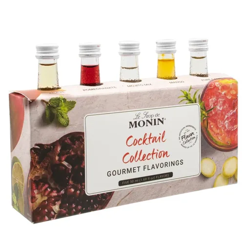 Conjunto de Jarabes de Cóctel de Monin, 0.1 x 1.6 onzas líquidas