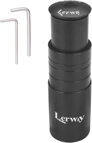LERWAY Extensor de elevador de vástago de bicicleta MTB Adaptador de vástago de manillar con llave hexagonal para horquilla de 1-1/8 "1.126 in