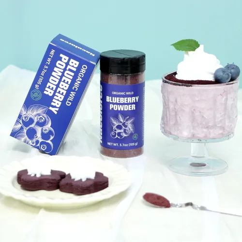 Miniatura 5 de Polvo natural de arándano liofilizado, 100% bayas puras con antioxidantes y vitaminas, sin azúcar añadido, sin gluten, vegano sin OMG, para hornear