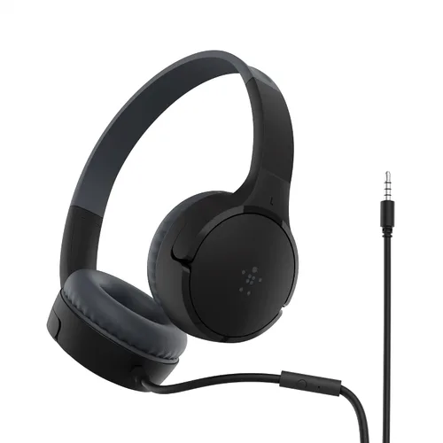 Miniatura 19 de Belkin SoundForm Mini con estuche - Auriculares inalámbricos Bluetooth para niños con vida útil de batería de 30H, límite de volumen seguro de 85dB