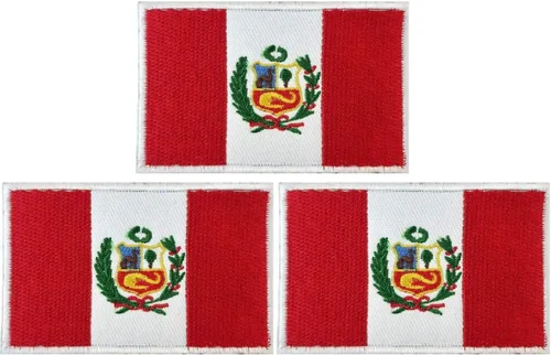 Miniatura 25 de Paquete de 3 parches de bandera de Colombia, parche bordado de bandera de Colombia, para sombreros, bolsas tácticas, chaquetas, parches de ropa