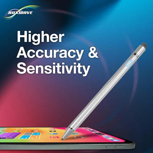 Miniatura 3 de BoxWave - Lápiz capacitivo compatible con YESTEL Android 11 Ultra Strong Tablet T5 (10 pulgadas), AccuPoint Active Stylus, lápiz digital electrónico