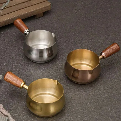 Miniatura 7 de Mini Cacerola de Salsa, Cacerola de Acero Inoxidable Reutilizable 304, Recipiente para Derretir Chocolate, Cuencos para Sumergir Vinagre, Cuenco