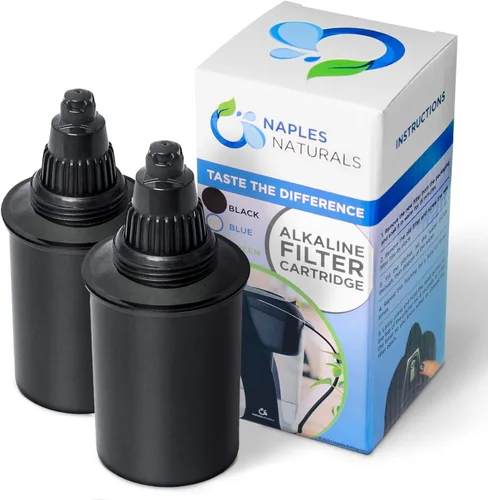 Miniatura 7 de Filtro alcalino de repuesto para jarra de agua diseñado para modelos originales y finos, Paquete de 4 1 blanco
