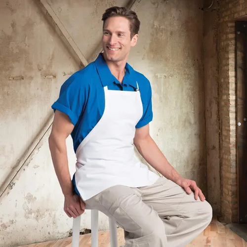 Miniatura 5 de Uncommon Threads Delantal ajustable unisex con 3 bolsillos para restaurante