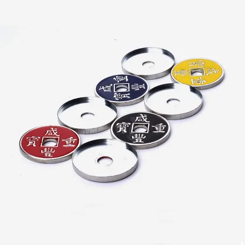 Miniatura 2 de Enjoyer Moneda mágica-Monedas chinas con conchas expandidas Juegos de magia Trucos de magia 4 monedas monedas antiguas Accesorios de accesorios