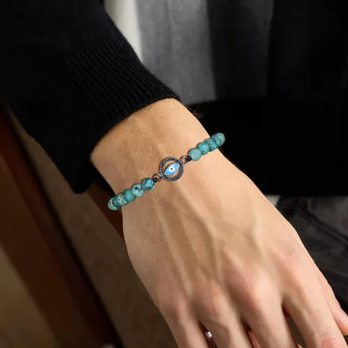 Miniatura 3 de COAI Pulsera de cuentas de piedra para hombre y mujer