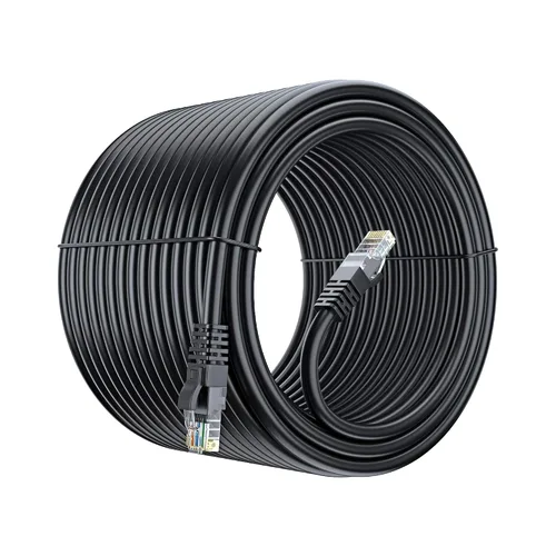 Miniatura 19 de Maximm Cable Ethernet Cat6, 100 pies, cobre 100% puro, UTP (negro) 100 pies