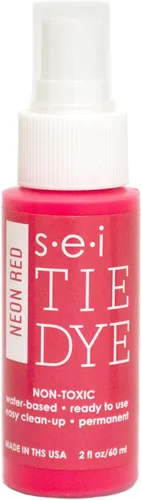 Miniatura 69 de S.E.I. Botella de spray de teñido anudado de caléndula: 2 oz. Spray de tinte de tela no tóxico, tinte permanente para ropa DIY, One Step