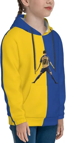 Miniatura 6 de LUJA DLING Ronaldo #7 Cr7 - Sudadera con capucha para adolescentes con bolsillo