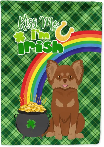 Miniatura 39 de Caroline's Treasures WDK4731GF - Bandera decorativa para jardín del día de San Patricio, color negro y tostado, Airedale Terrier, para jardín