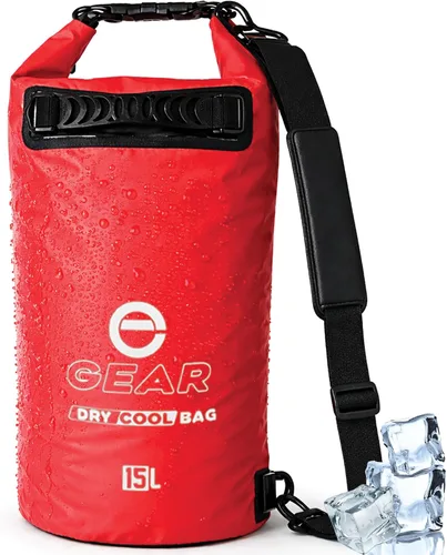 Enthusiast Gear Mochila térmica flotante con aislamiento superior enrollable, a prueba de fugas, plegable, impermeable, con correa acolchada para el