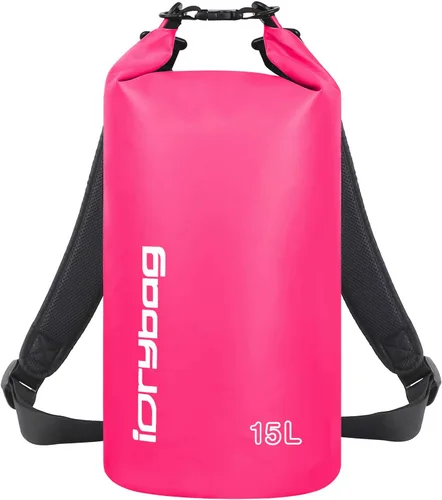 Miniatura 45 de IDRYBAG Bolsa seca para kayak impermeable 2L/5L/10L/15L/20L, pequeña bolsa impermeable para navegación