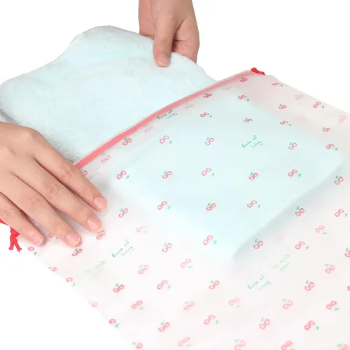 Miniatura 4 de Bolsas de zapatos para viajes, organizador grande de almacenamiento de zapatos transparentes con cordón, bolsas de almacenamiento de viaje