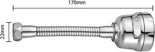 Miniatura 2 de Accesorio rociador de grifo de cocina, extensor de grifo móvil para fregadero de cocina, cabezal giratorio de 360°, grifo antisalpicaduras, ducha