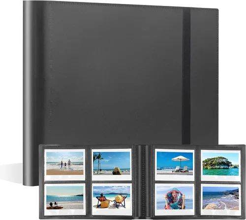 Álbum de fotos con 160 bolsillos para cámara Fujifilm Instax Wide 300, para álbum de fotos Polaroid 600, álbumes para Polaroid Now+ Now OneStep2