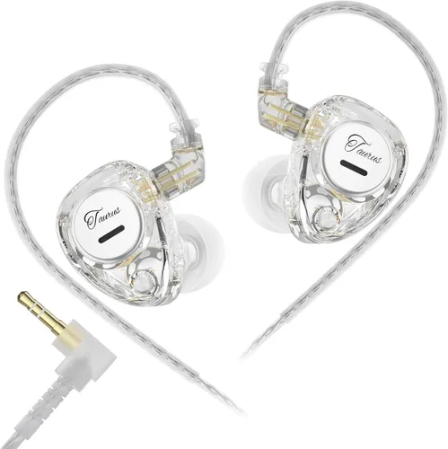 Miniatura 12 de KZ Taurus - Monitor de oído, estructura horizontal 2DD KZ IEMS, auriculares para juegos con cable desmontable para cantantes, músicos, jugadores