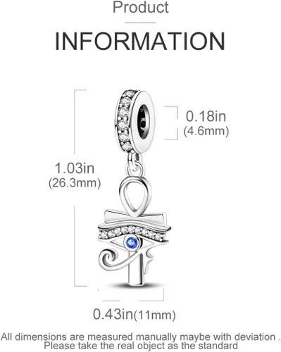 Miniatura 44 de MULA - Dijes de plata de ley 925 para pulseras y collares, colgantes de letras para la familia, cuentas de viaje en avión, dijes de árbol