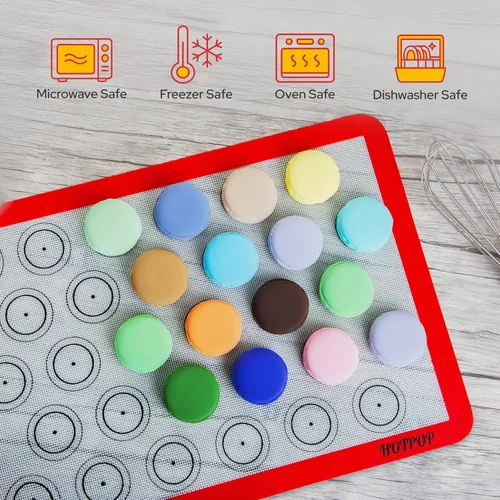Miniatura 6 de HOTPOP Juego de bolsas y puntas para macarrones, kit de 17 piezas de suministros para hornear, bolsas reutilizables de silicona para pastelería, 2