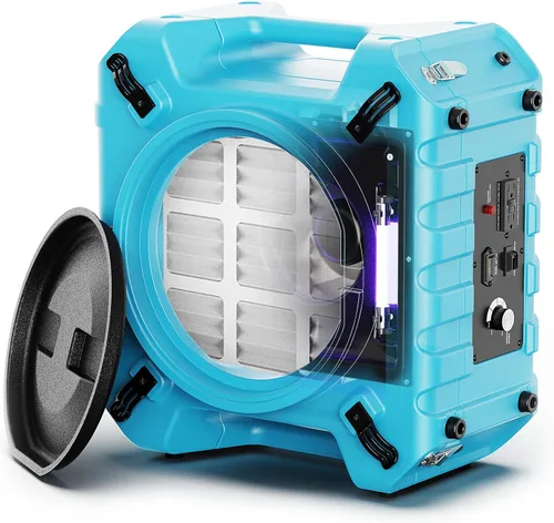 Miniatura 9 de ALORAIR PureAiro HEPA Pro 770 - Limpiador de aire industrial, sistema de filtración de 3 etapas, toma GFCI, máquina negativa, limpiador de aire