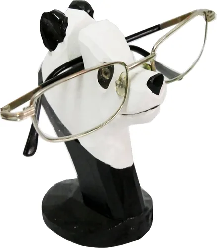 Miniatura 7 de Red Dollar Soporte para anteojos de animales tallados en madera hecha a mano, lindo soporte de exhibición de lentes de sol, mesita de noche