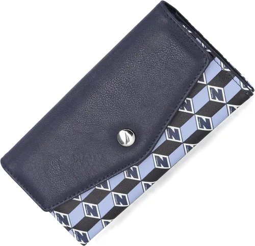 Miniatura 11 de Nautica Money Manager RFID - Cartera delgada y pequeña para mujer - Porta tarjetas de crédito con monedero y cartera con cremallera, organizador