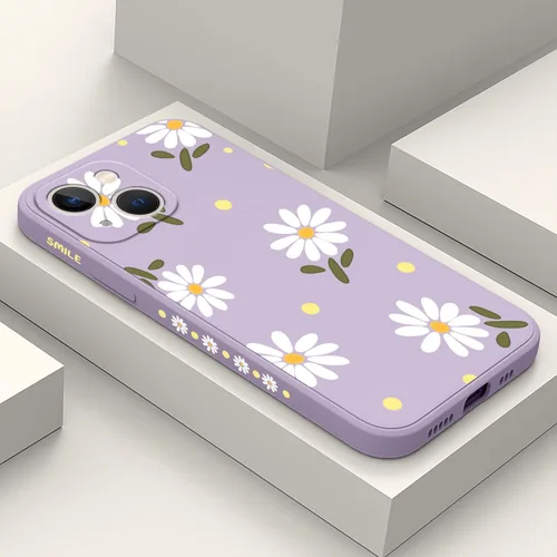 Miniatura 19 de LEECG Funda para iPhone 13 con diseño de mariposas y flores, diseño de astronauta, funda de teléfono con forro de microfibra suave, funda delgada
