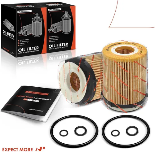 Miniatura 9 de A-Premium Filtro de aceite de protección de 2 piezas de 10 K millas compatible con Mercedes-Benz C300, C350e, E300, E350, Sprinter 1500, Sprinter