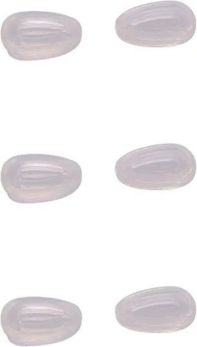 Miniatura 6 de Almohadillas de nariz de silicona de goma transparente tipo push on, brotes para gafas, lentes de sol, marcos de lectura, HNP002