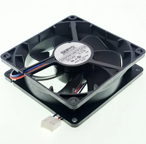 Miniatura 6 de D0925W14B7PZA58 Ventilador de enfriamiento 14V 0.17A 92X92X25mm Ventilador de enfriamiento silencioso impermeable, ventilador IP55 de 3 hilos