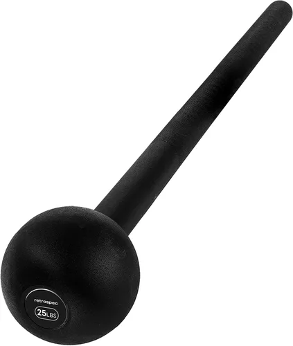 Miniatura 8 de Retrospec Revolve Steel Macebell para entrenamiento de fuerza, rehabilitación, estiramiento, acondicionamiento y entrenamiento rotacional - Opciones