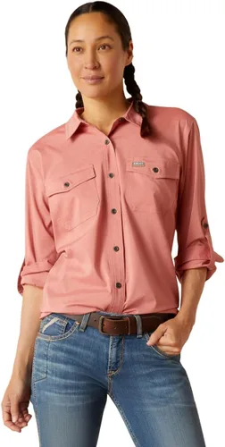 Miniatura 11 de Ariat Camisa de trabajo para mujer Rebar Made Tough Venttek Durastretch