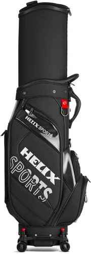 Miniatura 4 de HELIX Bolsa de golf con ruedas, bolsa de golf retráctil para viajes, cubierta duradera para viajes de golf