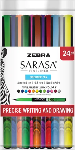 Miniatura 10 de Zebra Pen Sarasa - Bolígrafo fineliner, 0.031 in, morado, 12 unidades, violeta