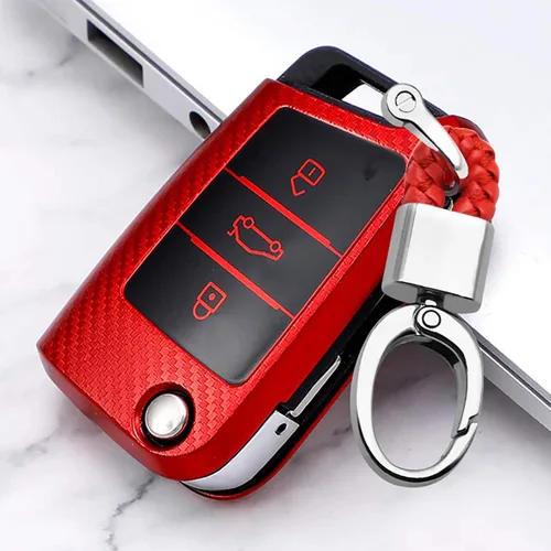 Miniatura 7 de ontto Funda para llavero con tapa para Audi A1 2020
