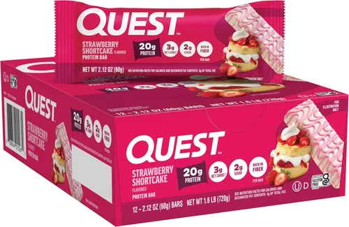 Miniatura 18 de Quest Nutrition Barra de proteína de trozos de chocolate menta, alto en proteínas, bajo en carbohidratos, sin gluten, apto para ceto, 12