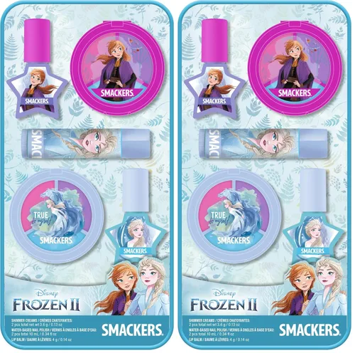 Miniatura 7 de Lip Smacker Princess Glam Bag - Juego de maquillaje, bálsamo labial, brillo labial, esmalte de uñas, loción Colección Princess Glam