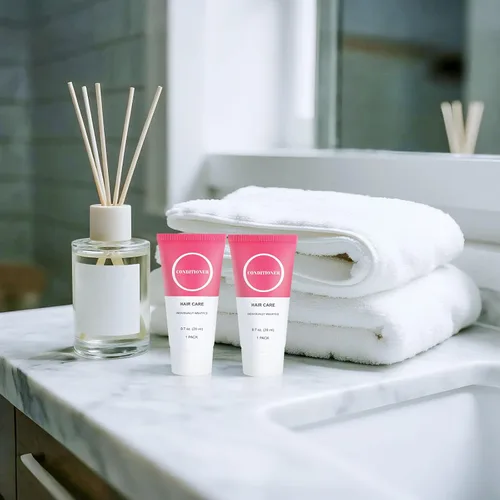 Miniatura 3 de Acondicionador de tamaño de viaje a granel envuelto individualmente, mini muestra de cabello, acondicionador de prueba para hombres y mujeres