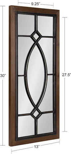 Miniatura 4 de Kate and Laurel Bakersfield Wood Framed Mirror