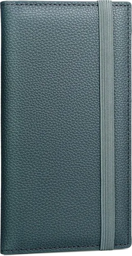 Miniatura 130 de Yarnic Funda para chequera personal, soporte para chequera con soporte para bolígrafo y divisor de plástico transparente integrado para cheques Rosa