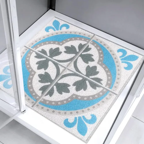 Miniatura 12 de Tapete de ducha antideslizante grande tapete de bañera antideslizante de 24 x 32 pulgadas, tapete de ducha de lufa para ducha interior, almohadilla