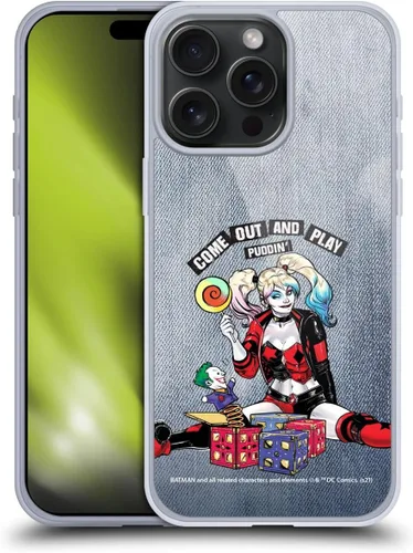 Miniatura 14 de Head Case Designs Funda de gel suave con licencia oficial de Batman DC Comics Love Hate Joker Harley Quinn Graphics [protección de grado militar]