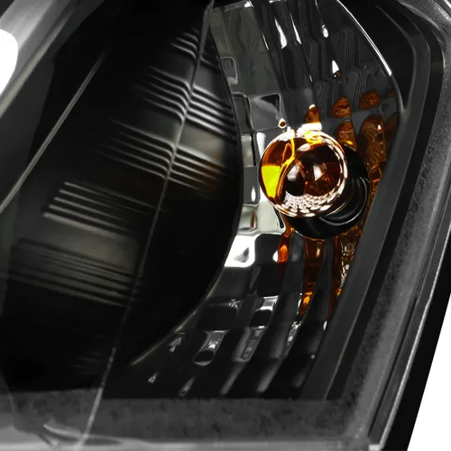 Miniatura 8 de SPEC-D TUNING Barra de luz LED negra para proyector compatible con Pontiac G8 2008-2009, conjunto de faros delanteros izquierdo + derecho